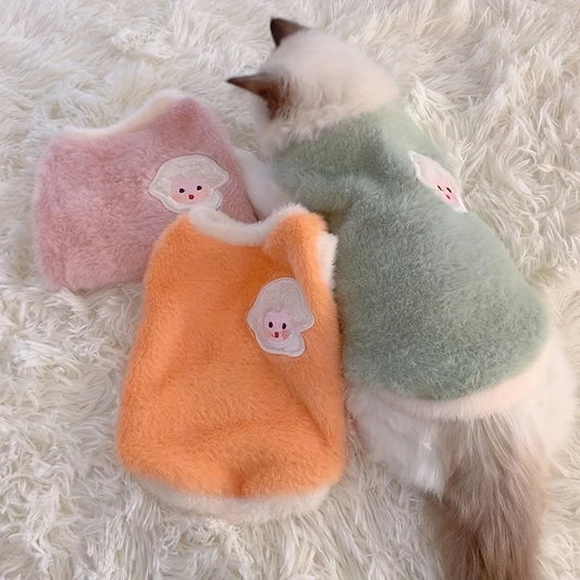 Pet Warm Vest Sweater | Cat & Dog Winter Knitwear | XS–XL