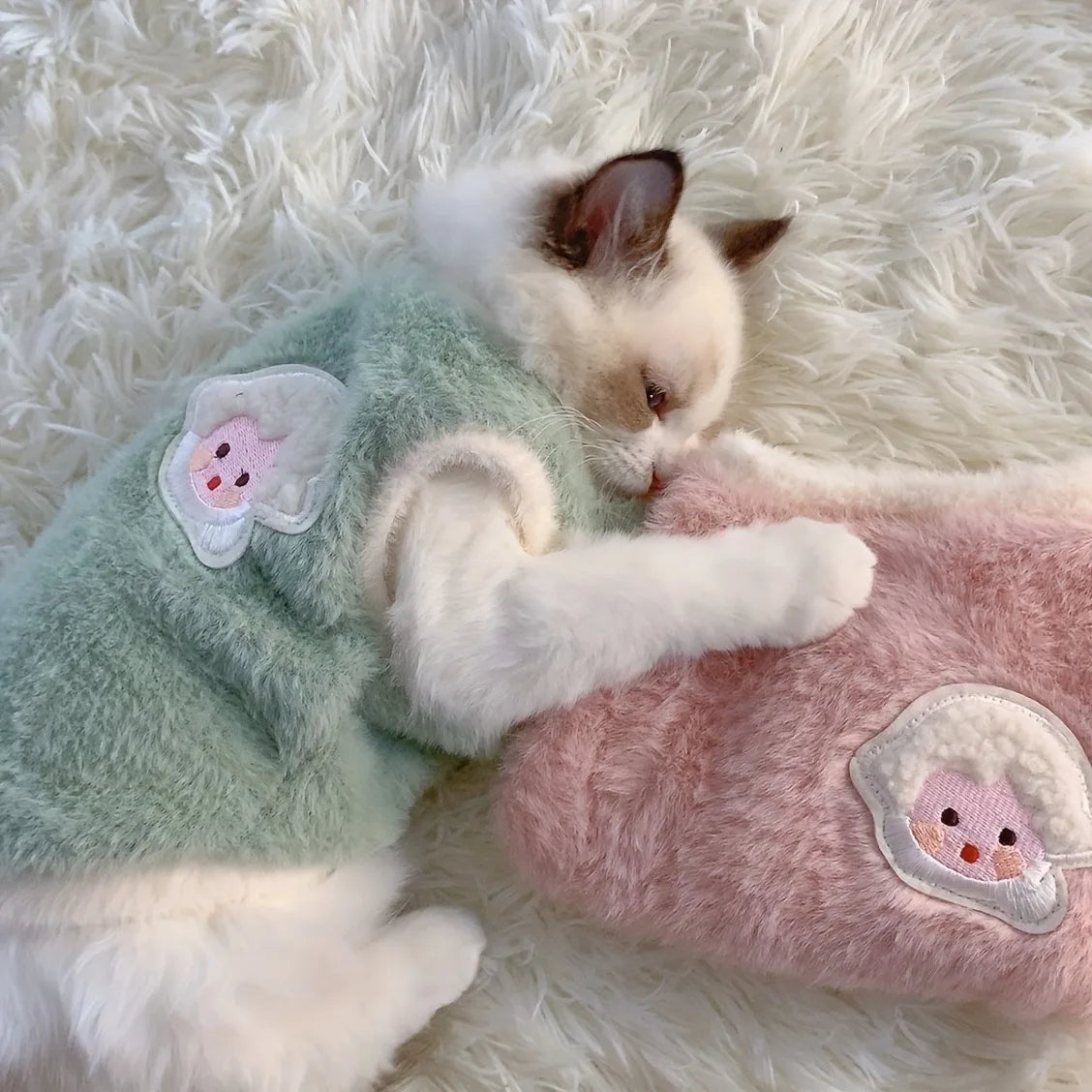Pet Warm Vest Sweater | Cat & Dog Winter Knitwear | XS–XL